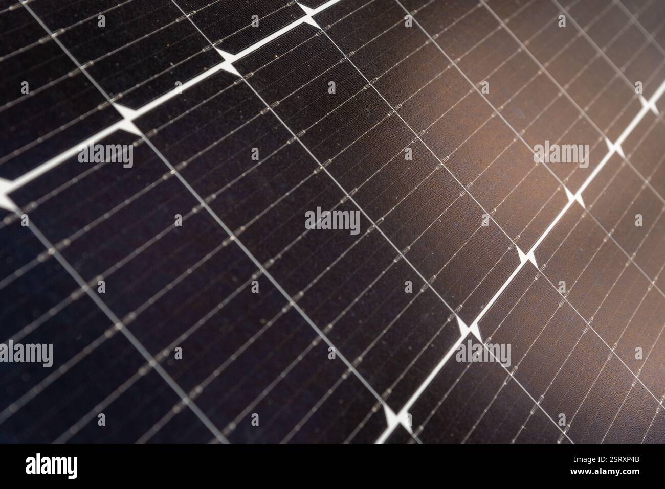 Solar-Panel-Oberfläche hautnah Stockfoto