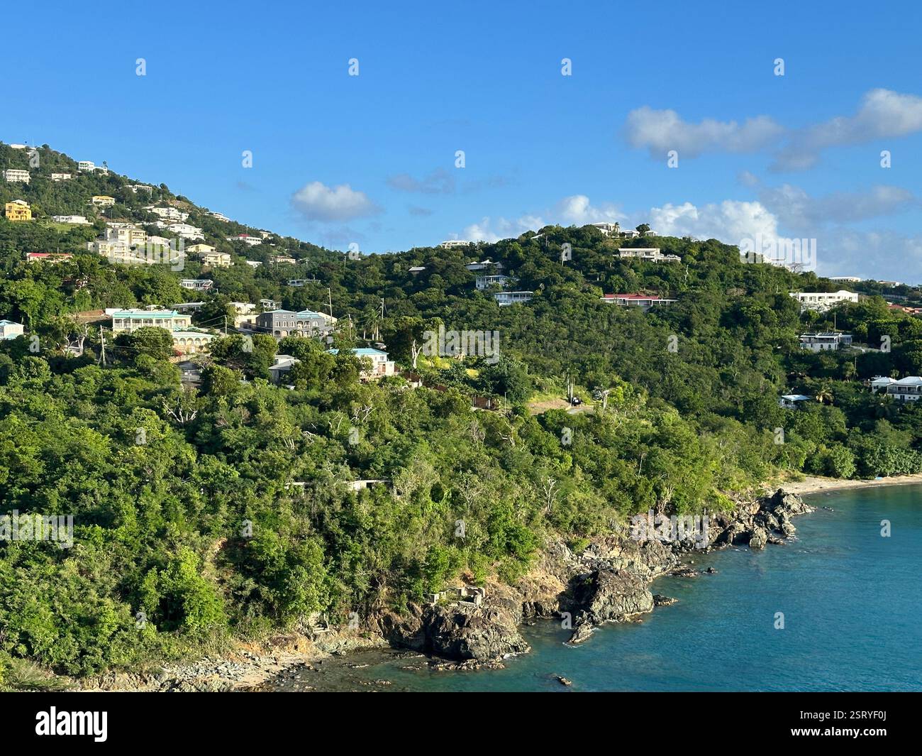 Charlotte Amalie, St. Thomas, amerikanische Jungferninseln - Smartphone-aufgenommenes Stockfoto