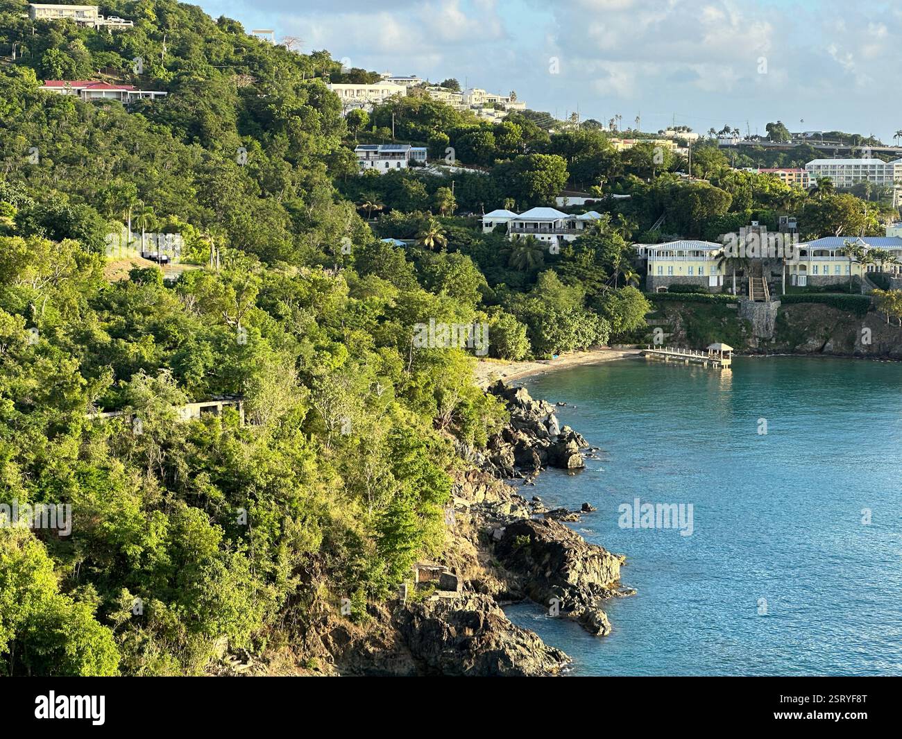 Charlotte Amalie, St. Thomas, amerikanische Jungferninseln - Smartphone-aufgenommenes Stockfoto