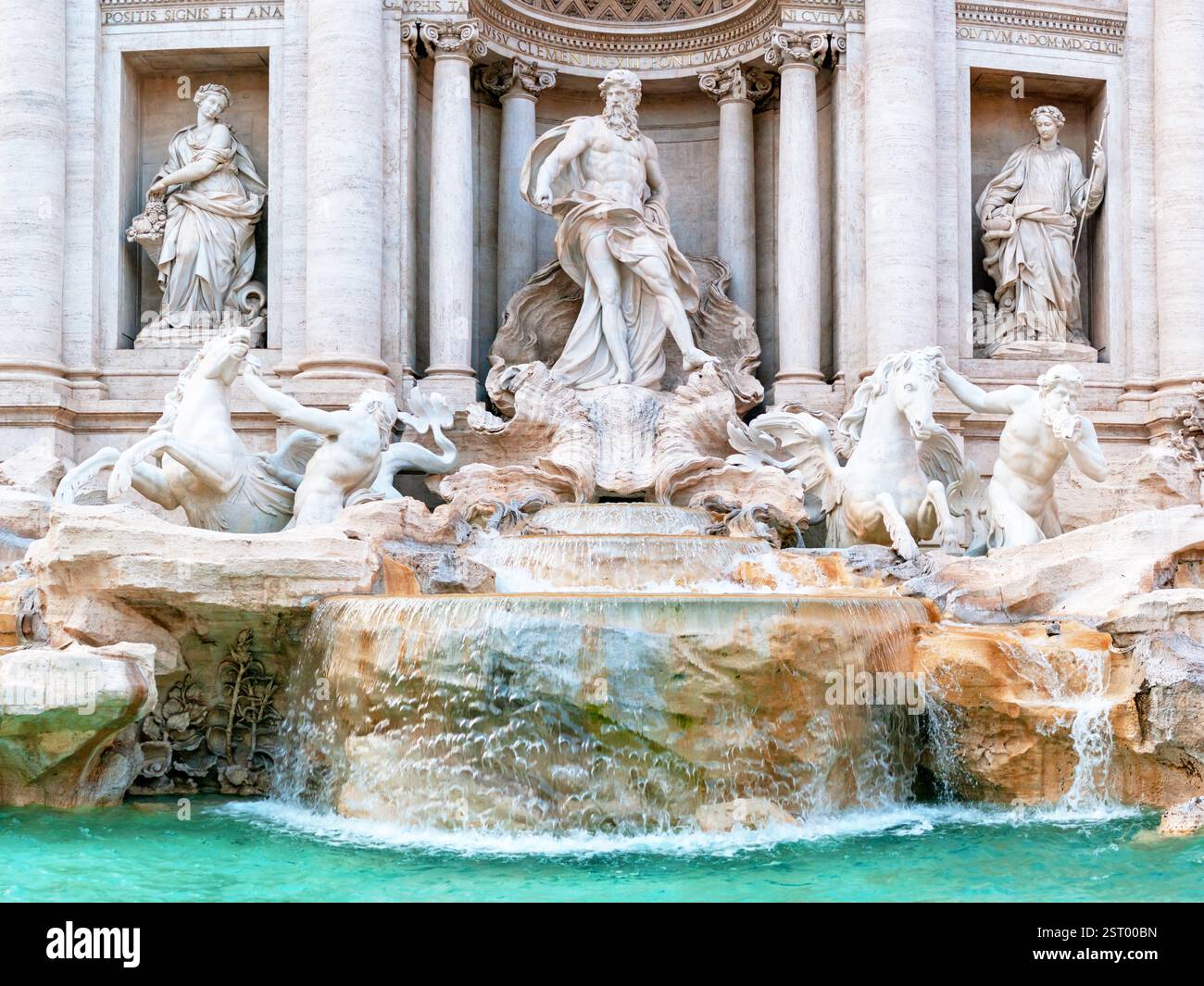 Trevi-Brunnen (Fontana di Trevi) Rom Italien Stockfoto