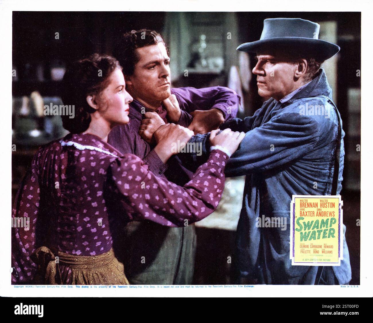 SUMPFWASSER MARY HOWARD, DANA ANDREWS, WALTER HUSTON SUMPFWASSER Datum: 1941 Stockfoto