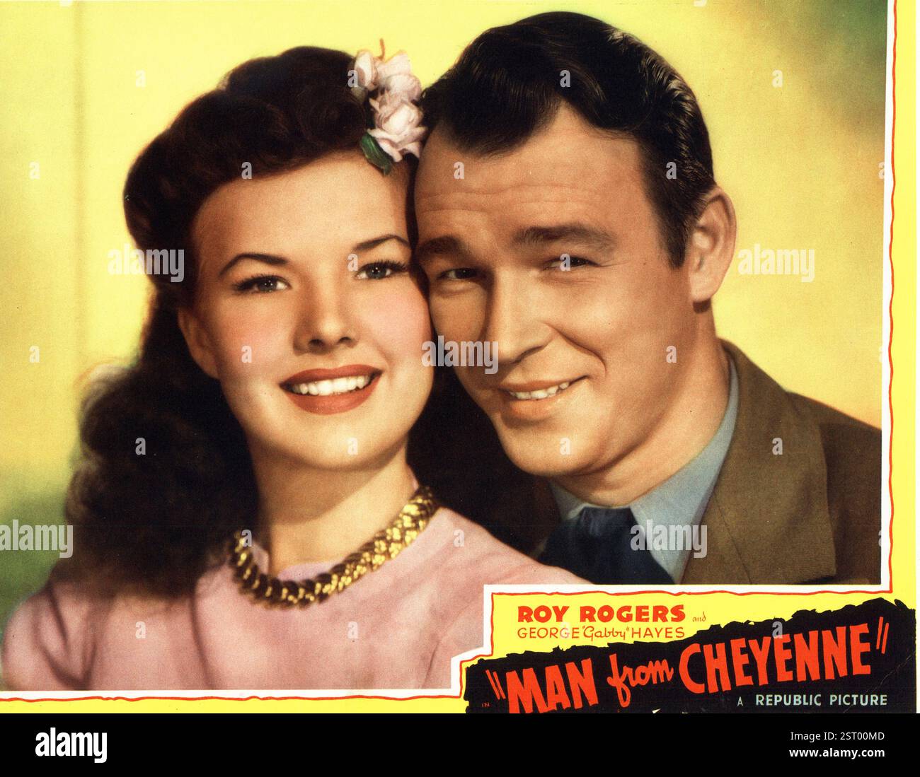 MANN AUS CHEYENNE GALE STORM, ROY ROGERS MANN AUS CHEYENNE Datum: 1942 Stockfoto