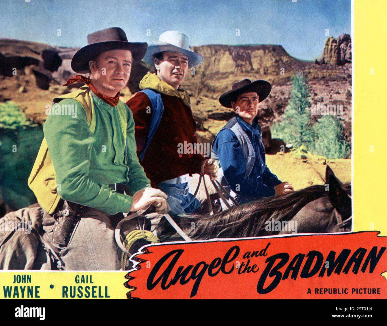 ANGEL UND DER BÖSE MANN LEE DIXON, JOHN WAYNE, [? Datum: 1947 Stockfoto