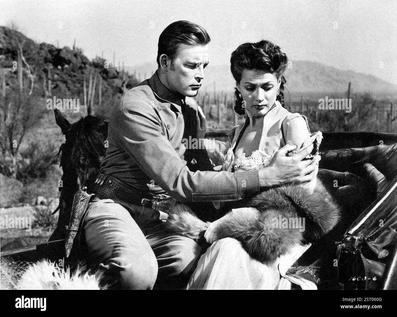 DAS MÄDCHEN, DAS DEN WEST SCOTT BRADY ENTFÜHRT HAT, YVONNE DE CARLO Datum: 1949 Stockfoto