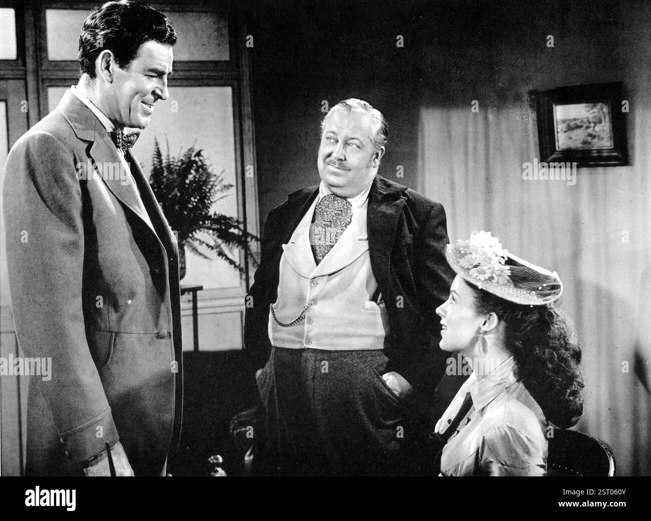 RIVER LADY ROD CAMERON, PAUL MAXEY, HELENA CARTER Datum: 1948 Stockfoto