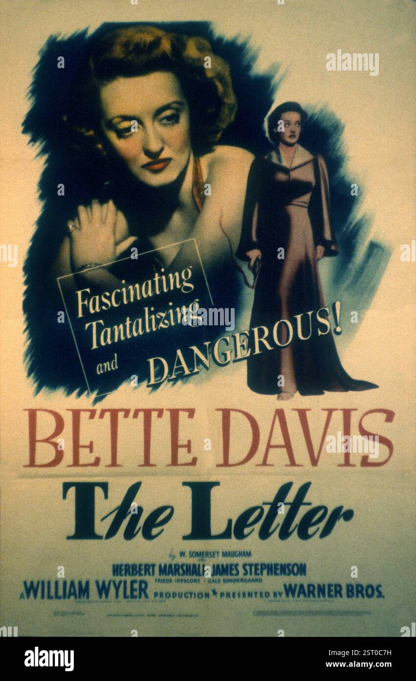 DER BRIEF [US 1940] BETTE DAVIS Datum: 1940 Stockfoto