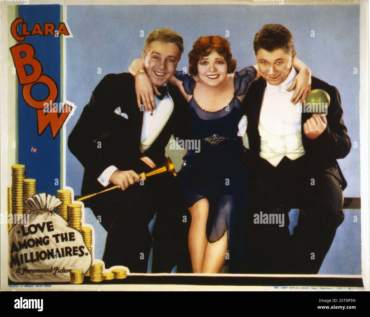 LIEBE UNTER DEN MILLIONÄREN [US 1930] STUART ERWIN, CLARA BOW, RICHARD „SKEETS“ GALLAGHER Datum: 1930 Stockfoto