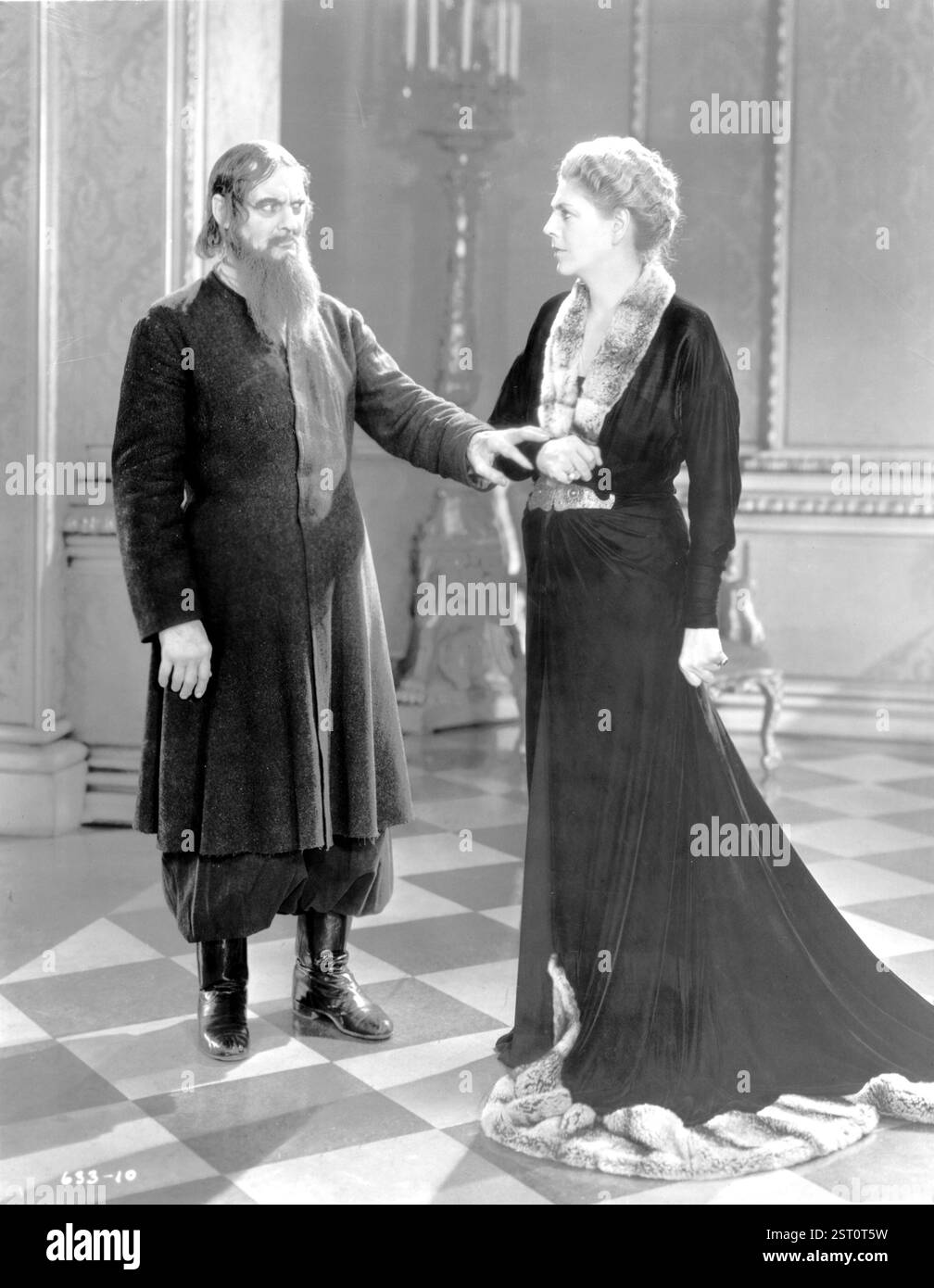 RASPUTIN UND DIE KAISERIN [US 1932] LIONEL BARRYMORE als Rasputin, ETHEL BARRYMORE als Tsarina Alexandra Datum: 1932 Stockfoto