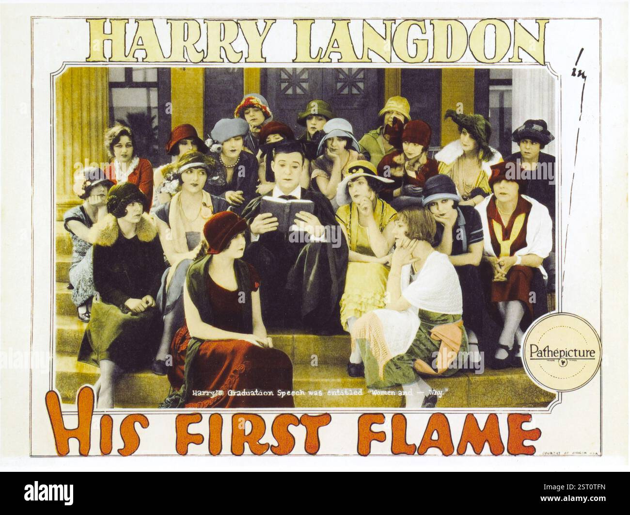 SEINE ERSTE FLAMME [US 1927] HARRY LANGDON Datum: 1927 Stockfoto