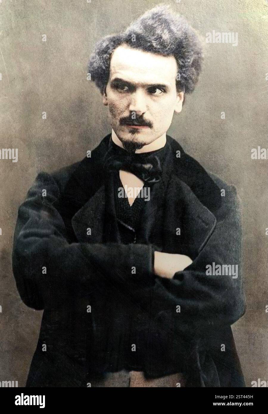 Porträt von Henri de Rochefort (1831-1913) spätere Färbung. Stockfoto