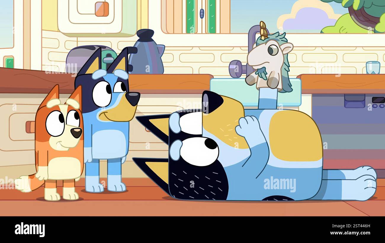 BLUEY (2018), Regie führte RICHARD JEFFERY und JOE BRUMM. Episode 3 x 29. Quelle: Ludo Studio / Album Stockfoto