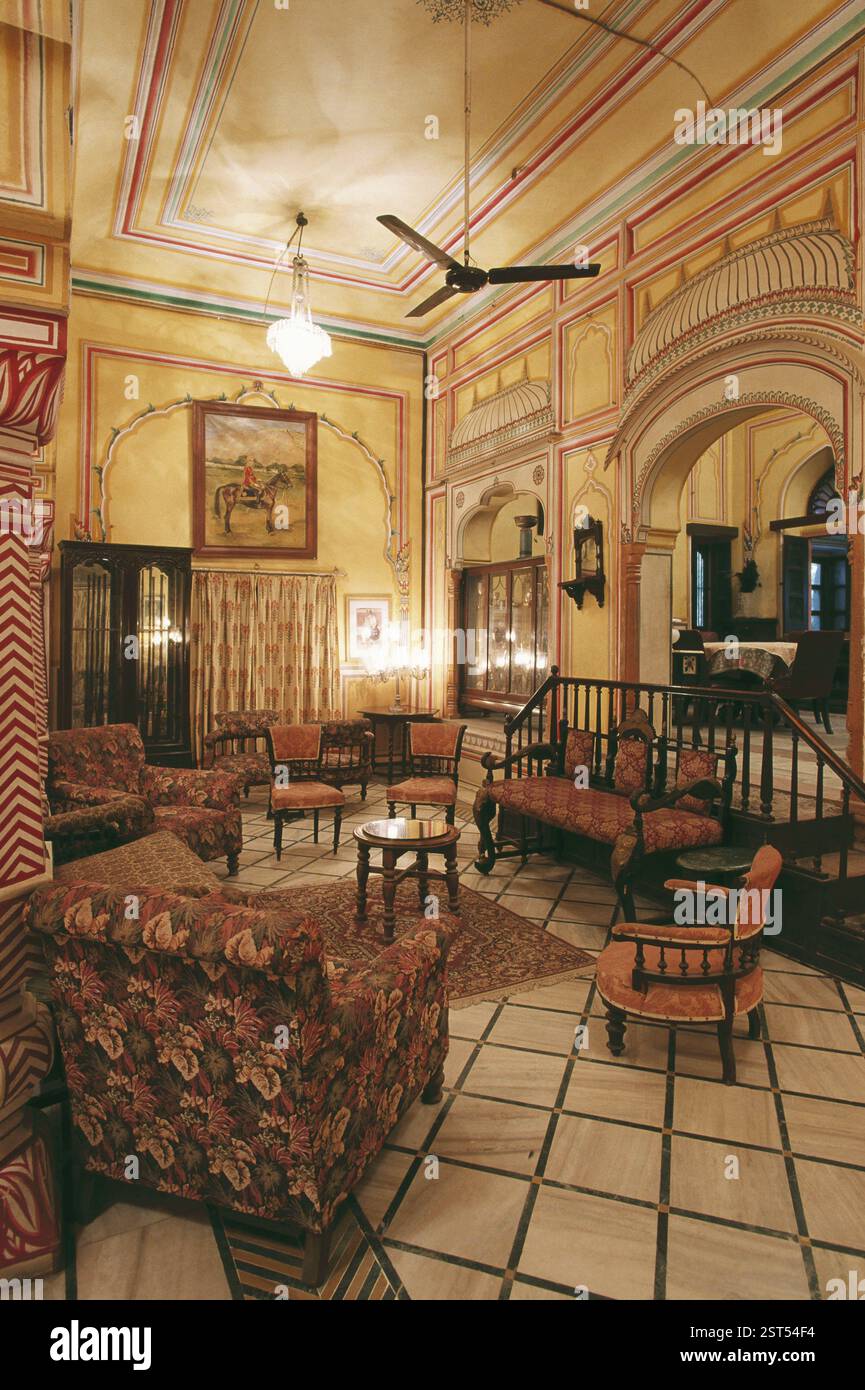 Marayan niwas Palace Hotel, jaipur, rajasthan, indien Stockfoto