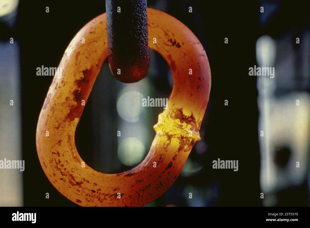 Stahlring Stockfoto
