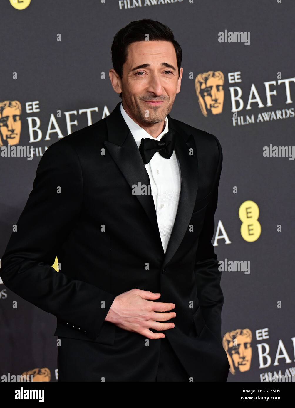 LONDON, GROSSBRITANNIEN. Februar 2025. Adrien Brody bei den EE BAFTA Film Awards 2025 in der Royal Festival Hall, London, Großbritannien. (Foto von 李世惠/siehe Li/Picture Capital) Credit: Siehe Li/Picture Capital/Alamy Live News Stockfoto