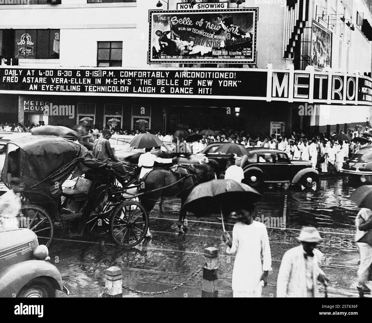 Metro Cinema, Bombay, Mumbai, Maharashtra, Indien, Asien, 1947, Asien Stockfoto