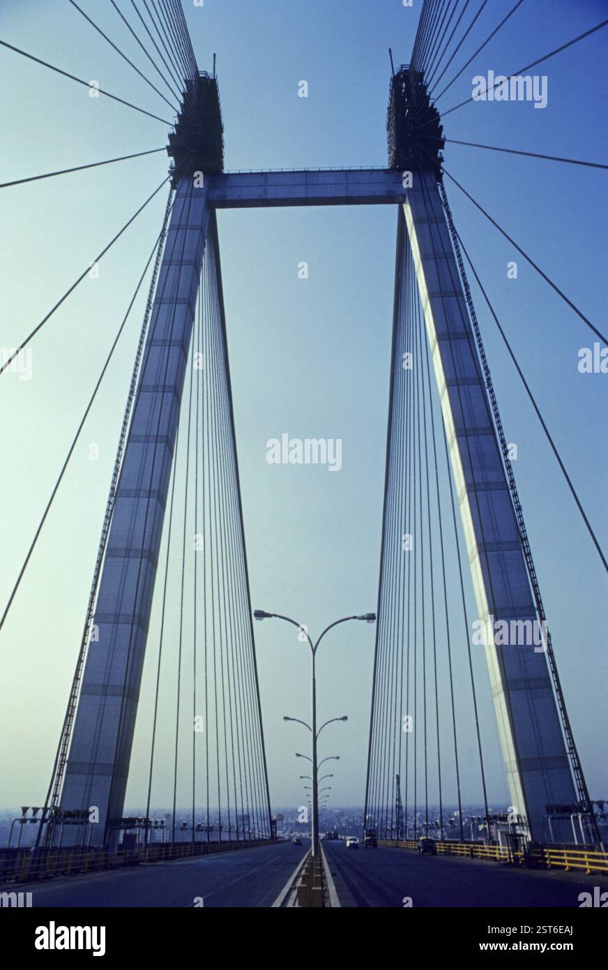 New Howrah Bridge (Vidyasagar Setu), Kalkutta, Westbengalen, Indien, Asien Stockfoto