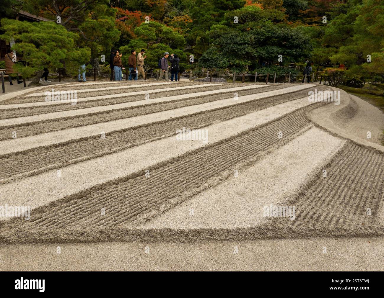 Ginkakuji-Garten und Jishoji-Tempel in Kyoto Japan Stockfoto