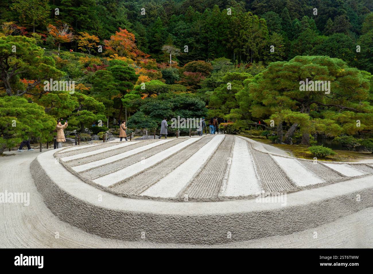 Ginkakuji-Garten und Jishoji-Tempel in Kyoto Japan Stockfoto