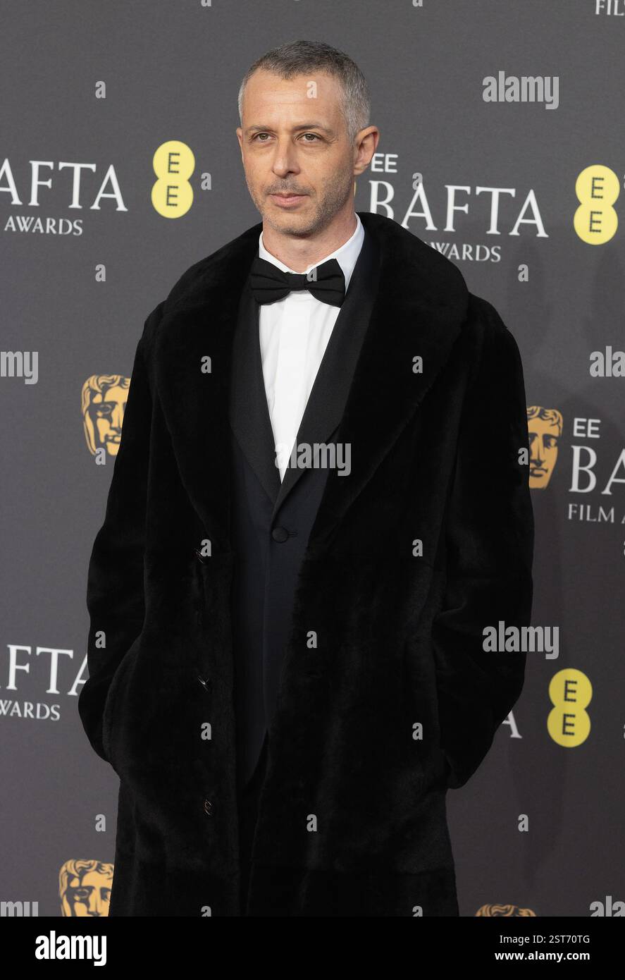 London, Großbritannien. Februar 2025. Jeremy Strong nimmt an den EE BAFTA's Film Awards Red Carpet Arrivals am 16. Februar 2025 in London, England, Großbritannien Teil. Quelle: S.A.M./Alamy Live News Stockfoto