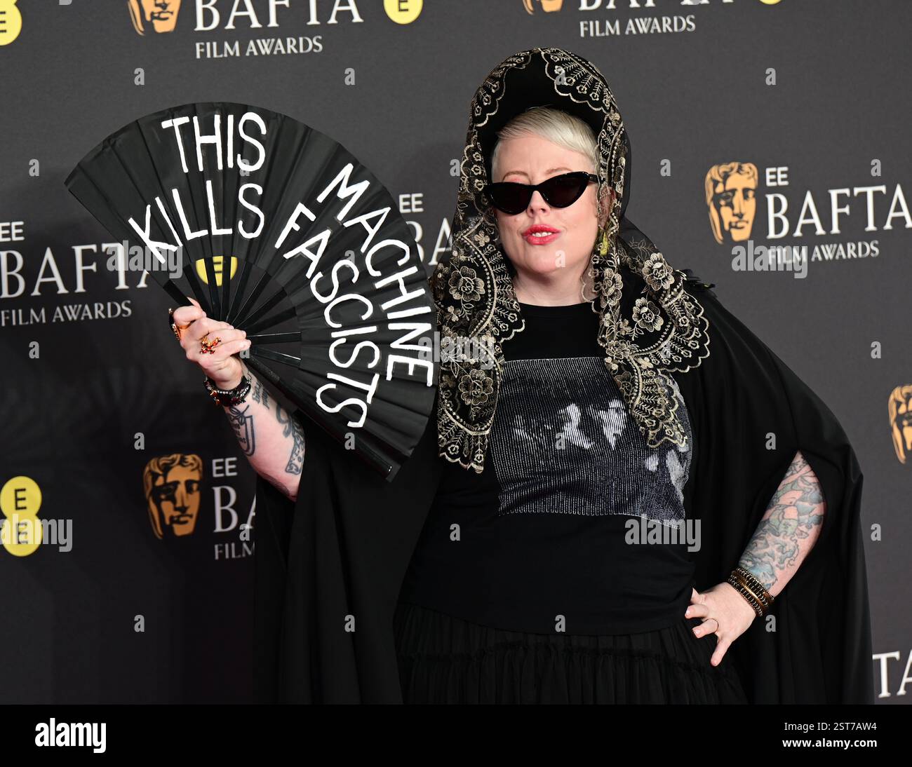 LONDON, GROSSBRITANNIEN. Februar 2025. Blessed Madonna bei den EE BAFTA Film Awards 2025 in der Royal Festival Hall, London, Großbritannien. (Foto von 李世惠/siehe Li/Picture Capital) Credit: Siehe Li/Picture Capital/Alamy Live News Stockfoto