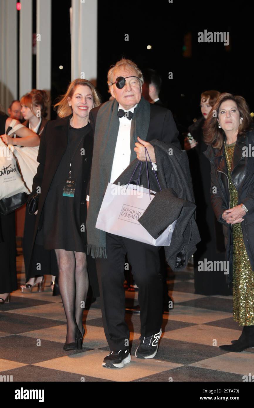 New York, USA. Februar 2025. NEW YORK, NEW YORK - 16. FEBRUAR: Prominente nehmen am 16. Februar 2025 an der „SNL50: The Anniversary Special“ Afterparty im Plaza Hotel in New York Teil. Die exklusive Veranstaltung folgte der historischen Live-Übertragung, bei der Mitglieder der ehemaligen und gegenwärtigen Besetzung, musikalische Gäste und Hollywood-Stars zu einer feierlichen Nacht zusammenkamen. (Foto: Giada Papini Rampelotto/EuropaNewswire/SIPA USA). Quelle: SIPA USA/Alamy Live News Stockfoto