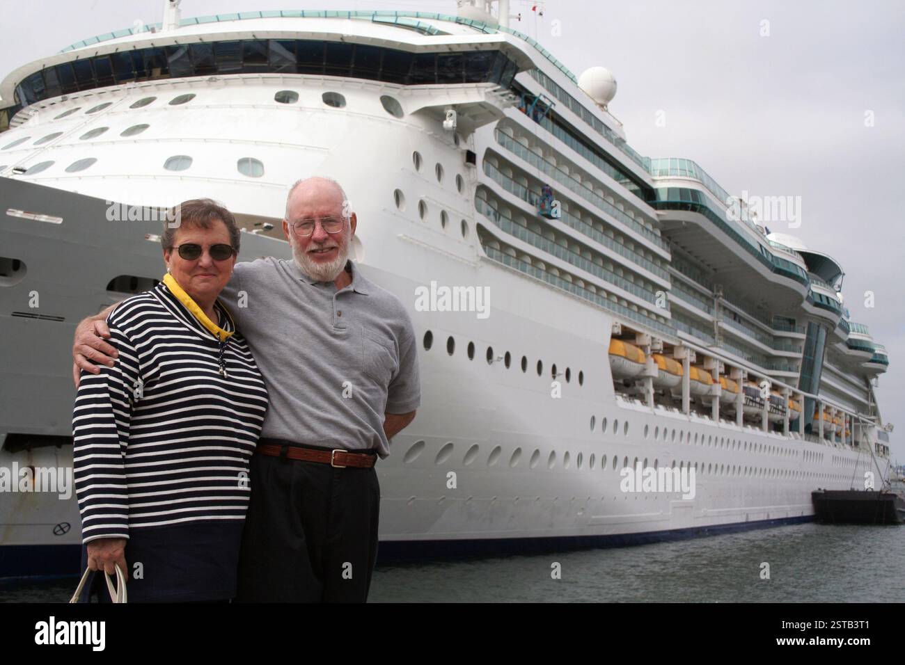 Bereit für eine weitere Kreuzfahrt Stockfoto