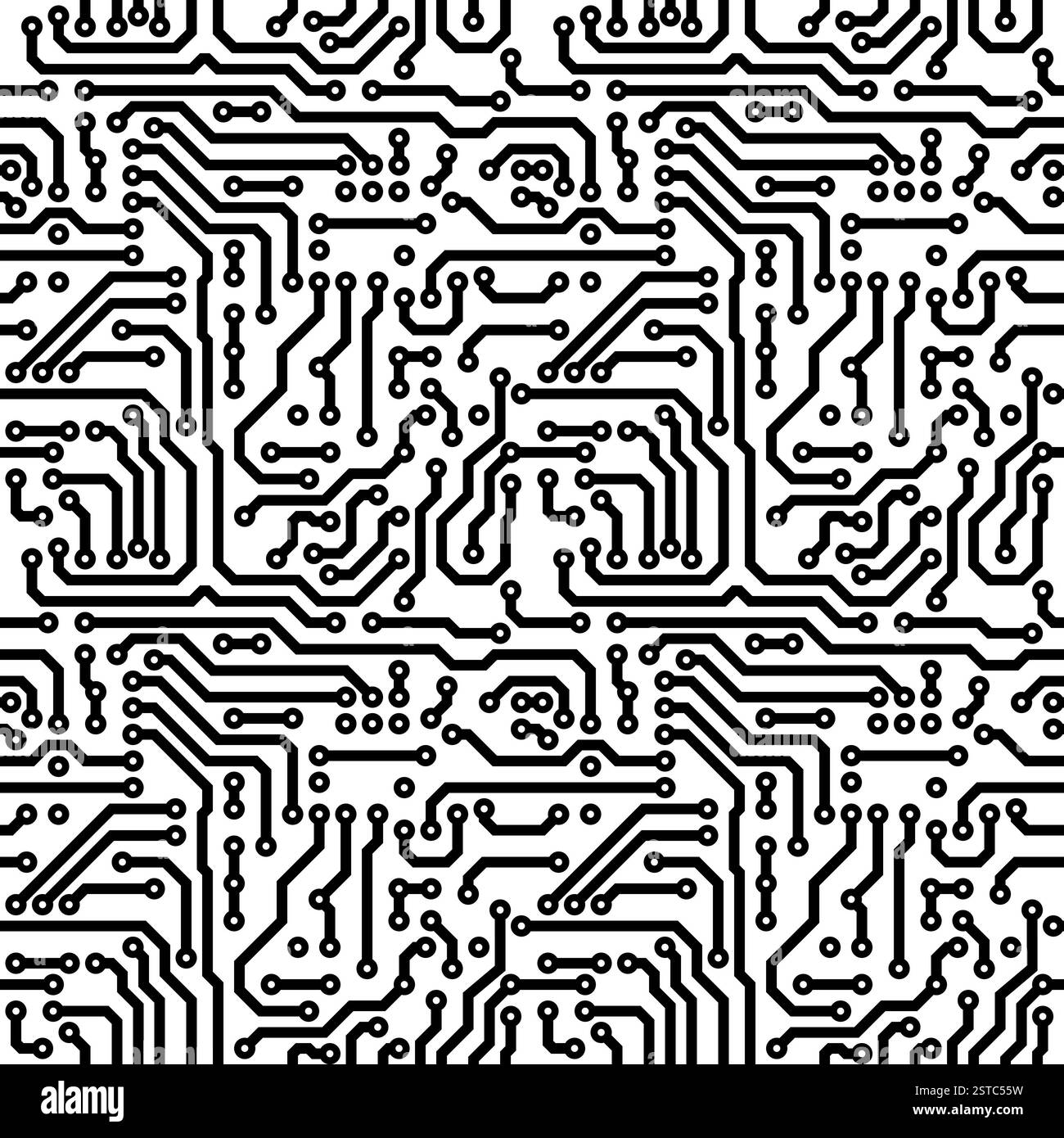 Nahtlose Textur – Thema elektrisch Stockfoto