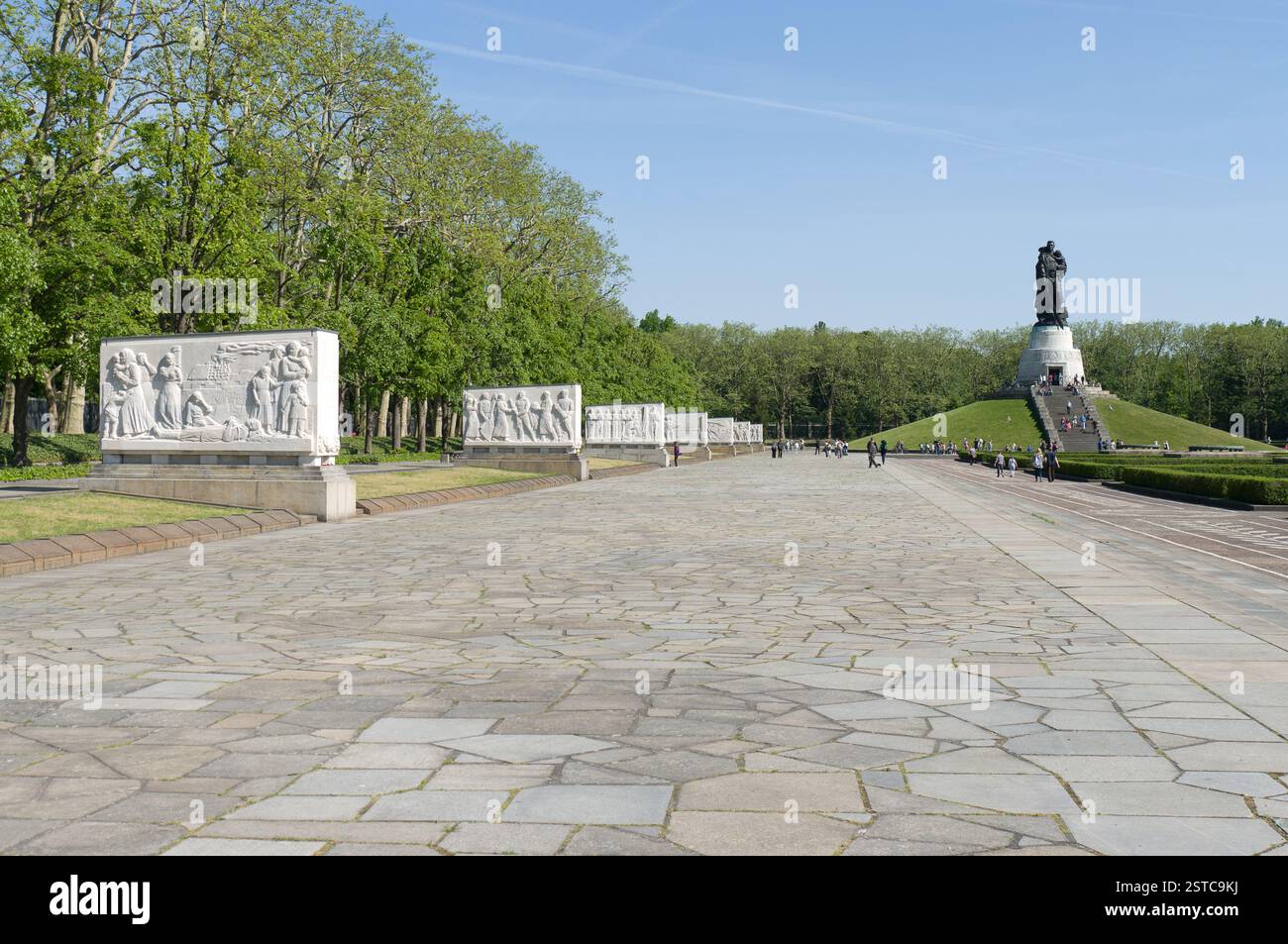 Sowjetisches Kriegsdenkmal (Treptower Park) Stockfoto