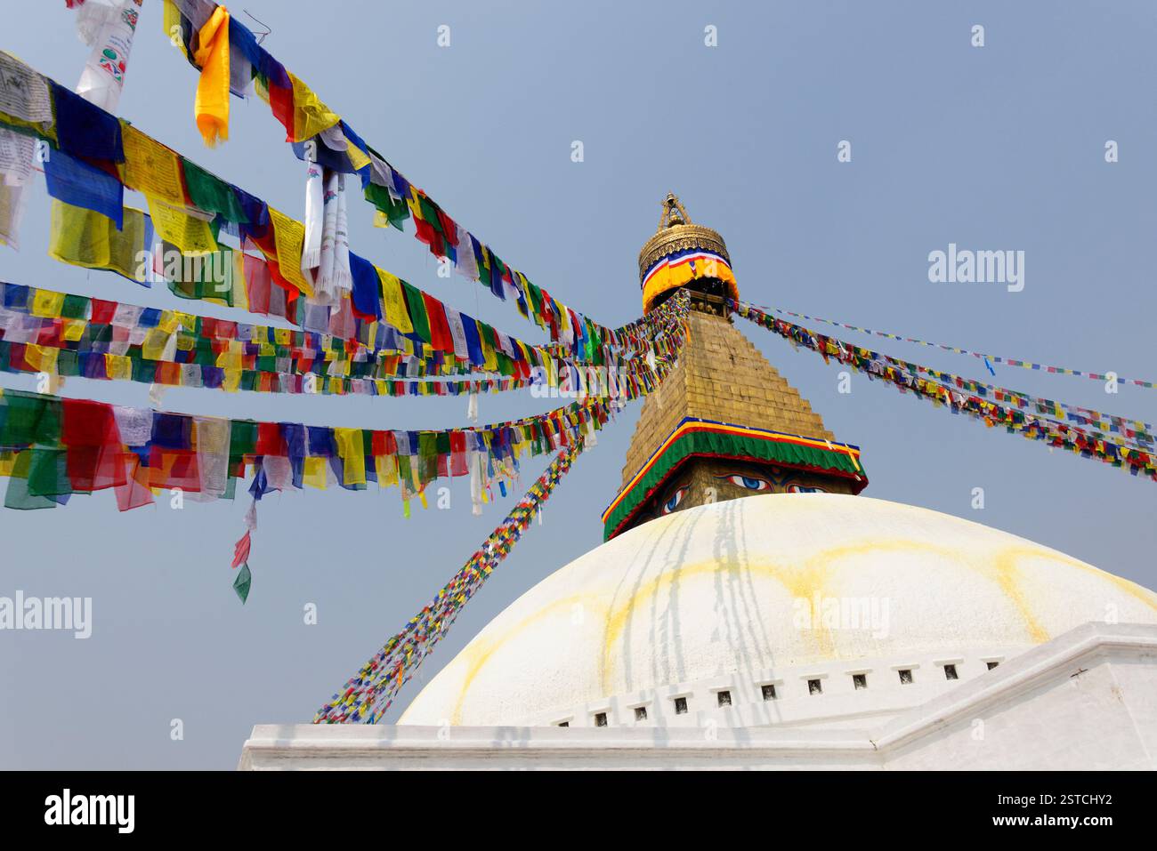 Bodhnath Stupa in Kathmandu, Nepal Stockfoto