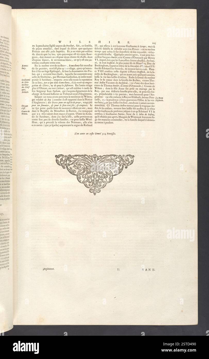 Die Topographische Sammlung des BL King, Le Grand Atlas, Band 5, zeigt detaillierte kartographische Darstellungen aus dem frühen 19. Jahrhundert, wobei der Schwerpunkt auf dem geografischen Layout und den Regionen von historischem Interesse liegt. Dieser Band ist Teil einer Serie, die topografische Genauigkeit und historische Karten aus der ganzen Welt beleuchtet. Stockfoto