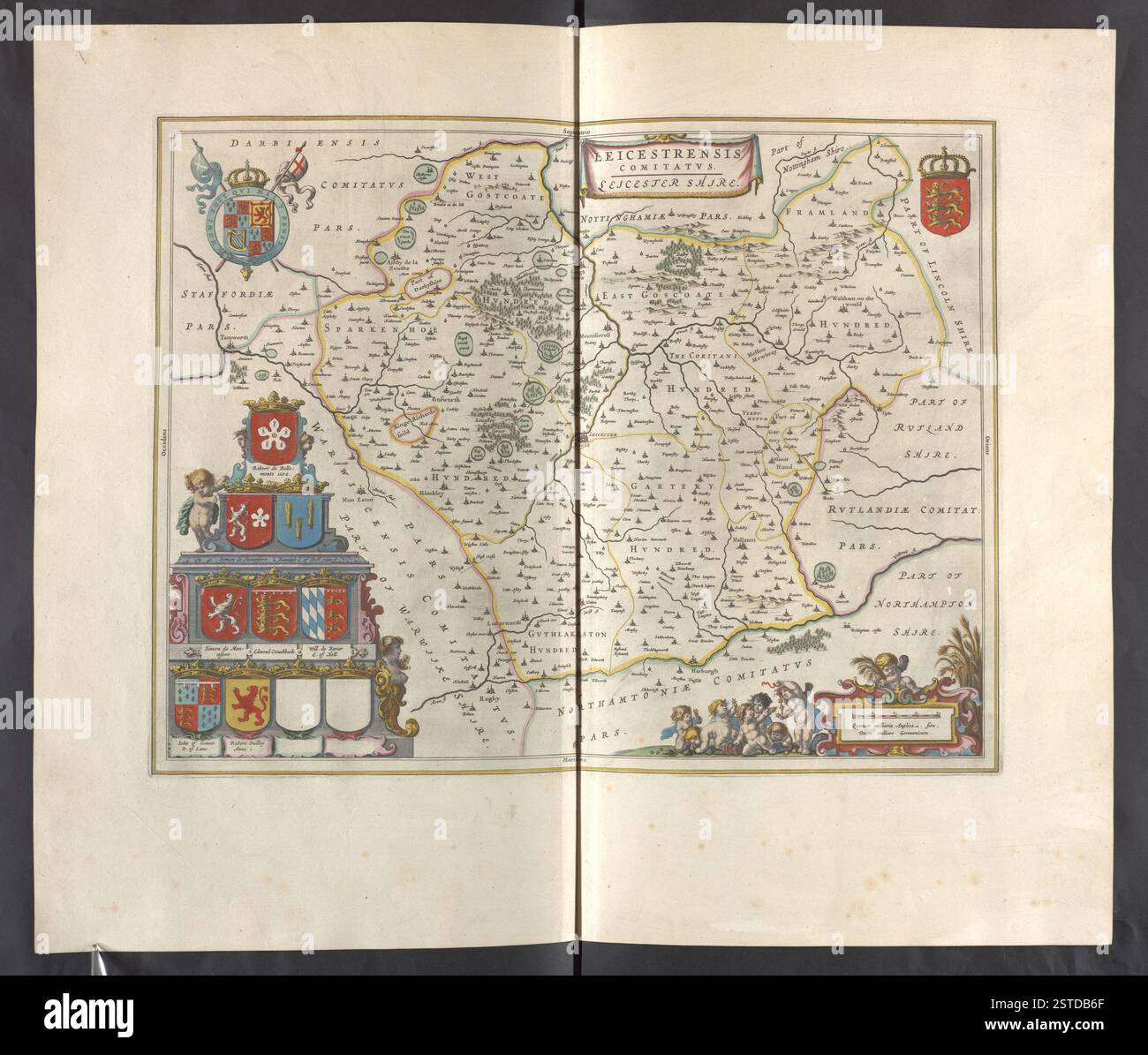 Die Topographische Sammlung des BL King, Le Grand Atlas, Band 5, ist Teil der Sammlung von Karten aus dem 19. Jahrhundert der British Library und zeigt detaillierte geografische und topographische Merkmale für die historische Forschung. Stockfoto