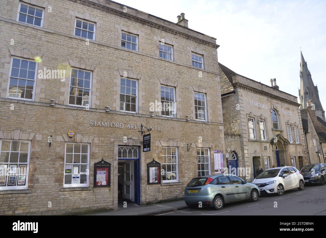 Das Arts Centre and Theatre in Stamford, Lincolnshire Stockfoto
