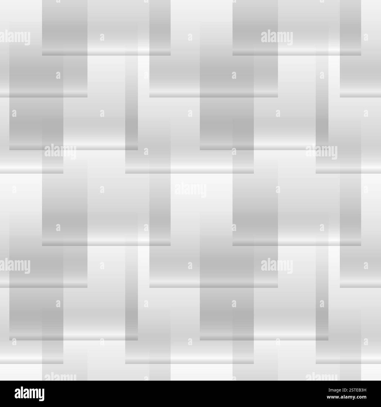 Muster - geometrischer nahtloser, einfacher grauer quadratischer Hintergrund Stockfoto
