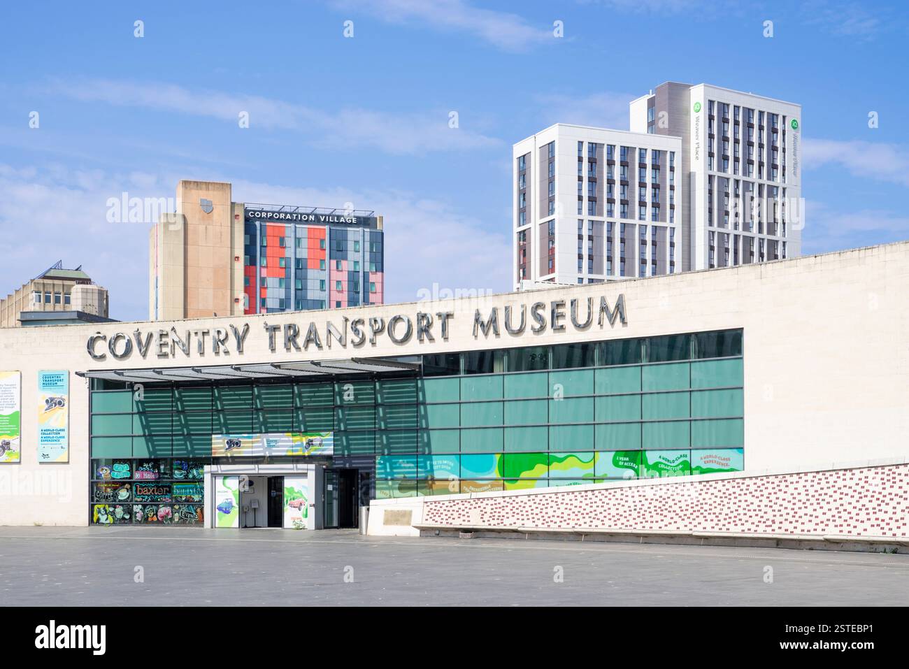 Coventry Verkehrsmuseum Coventry Stadtzentrum Coventry Warwickshire West Midlands England Großbritannien GB Europa Stockfoto