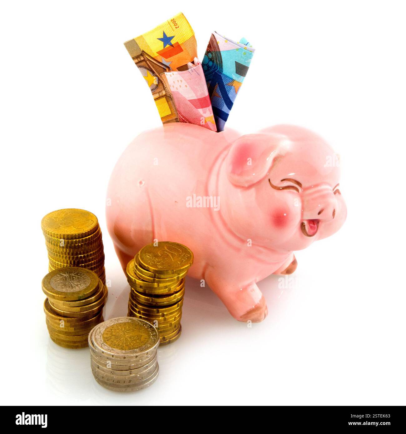 Geld sparen Stockfoto