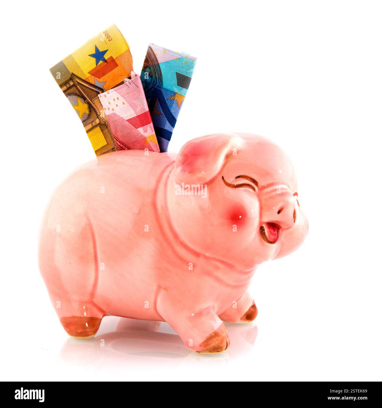 Geld sparen Stockfoto