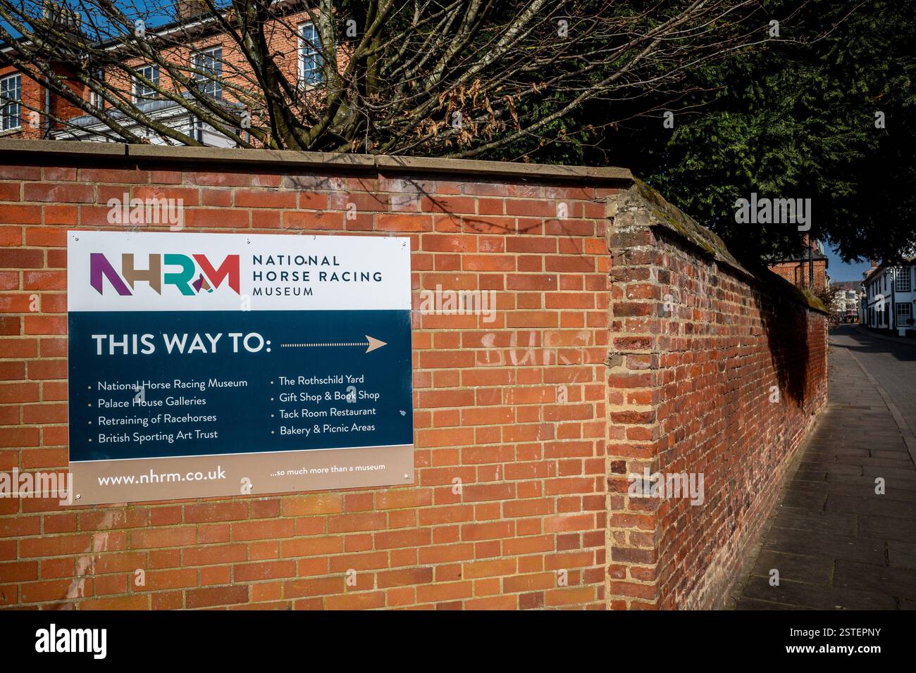 National Horse Racing Museum Newmarket UK alias NHRM. Das National Horseracing Museum Newmarket wurde 1983 eröffnet. Stockfoto