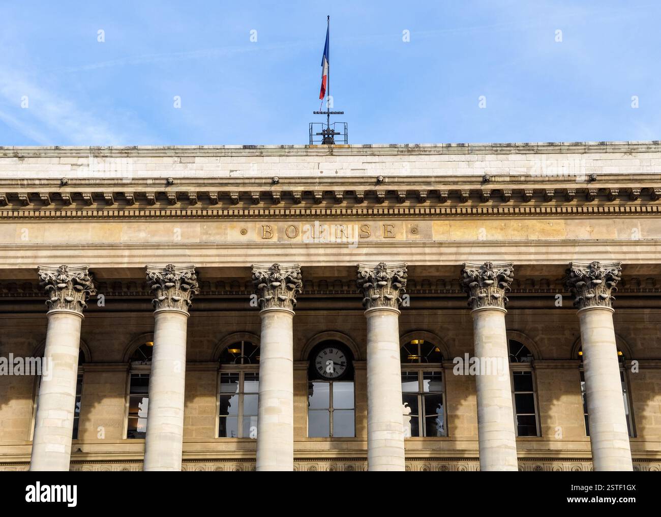 Börse von Paris Stockfoto