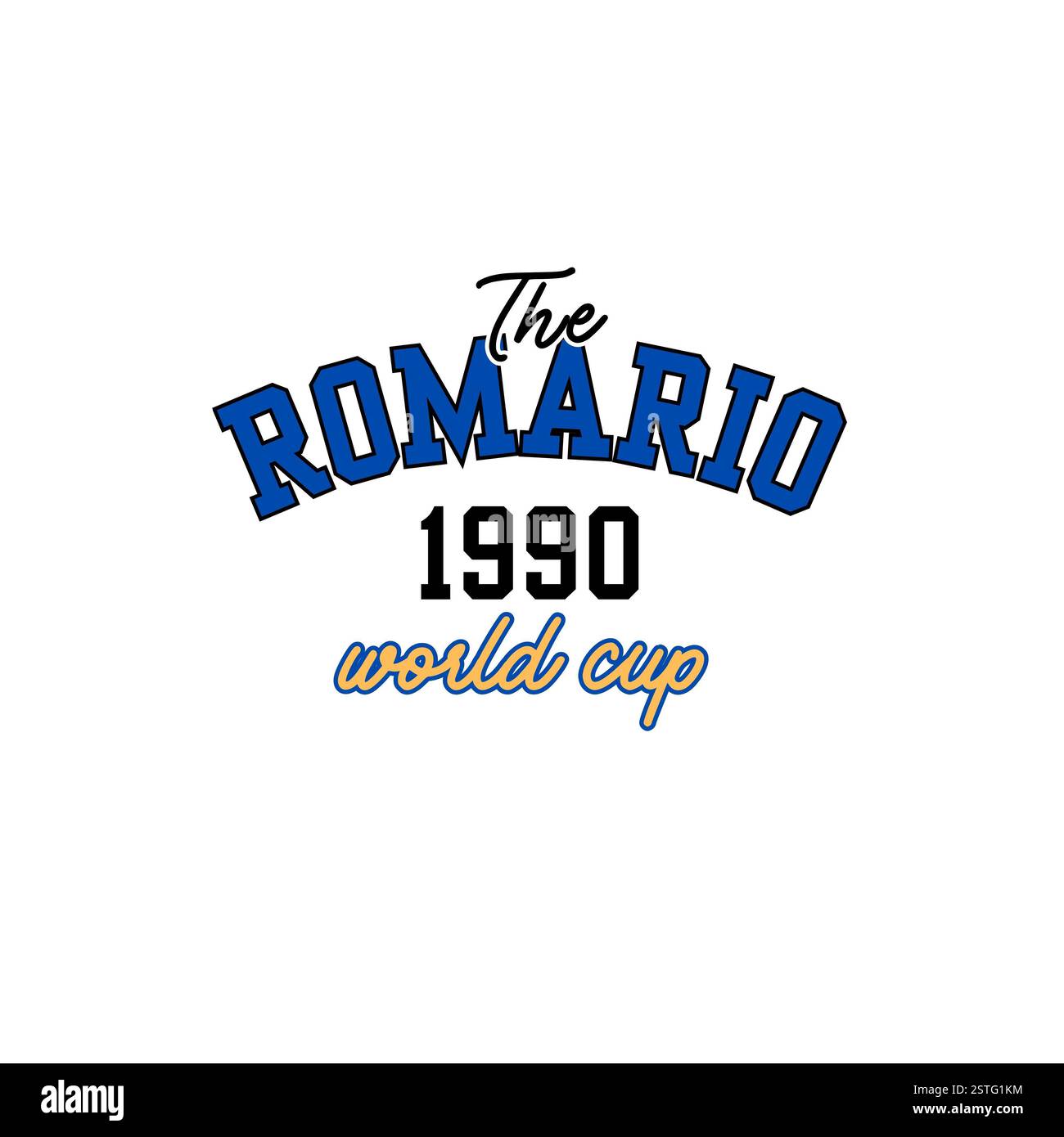 ROMARIO SPIELER FUSSBALL MIT BRASILIEN Stockfoto