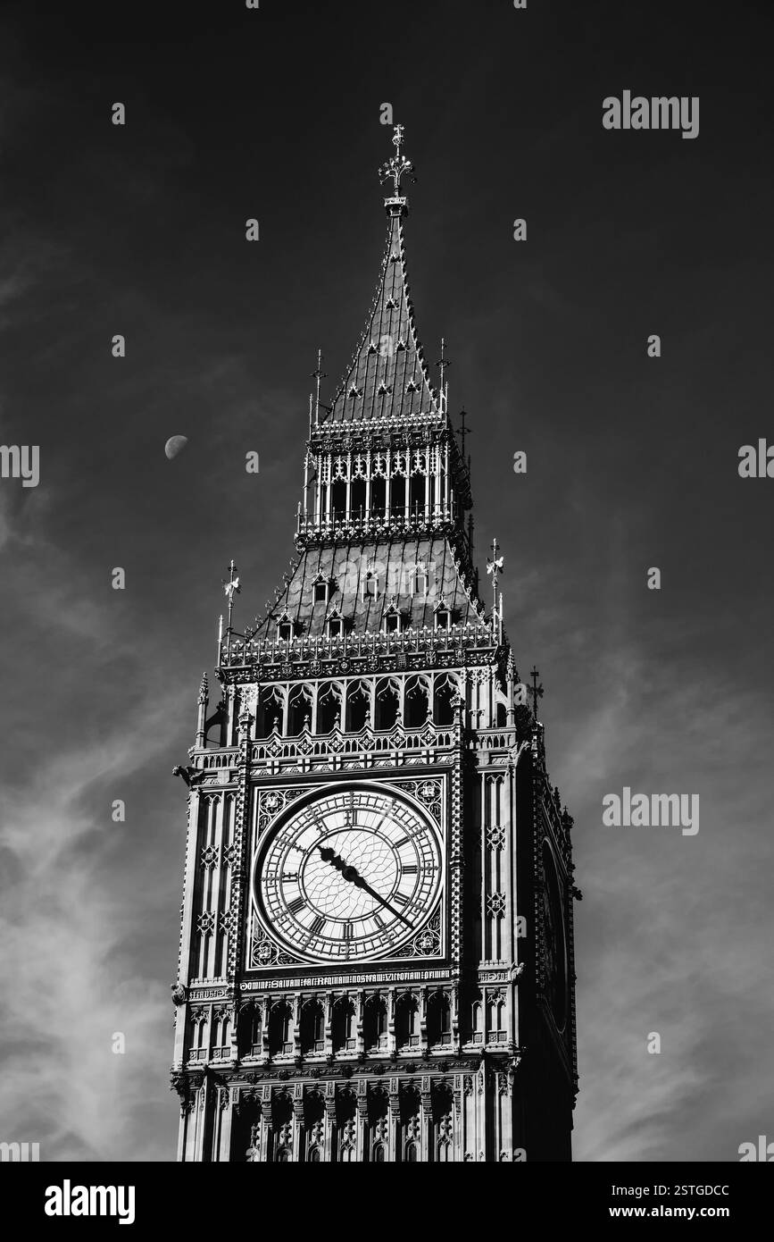 Der Clock Tower in London, Großbritannien Stockfoto