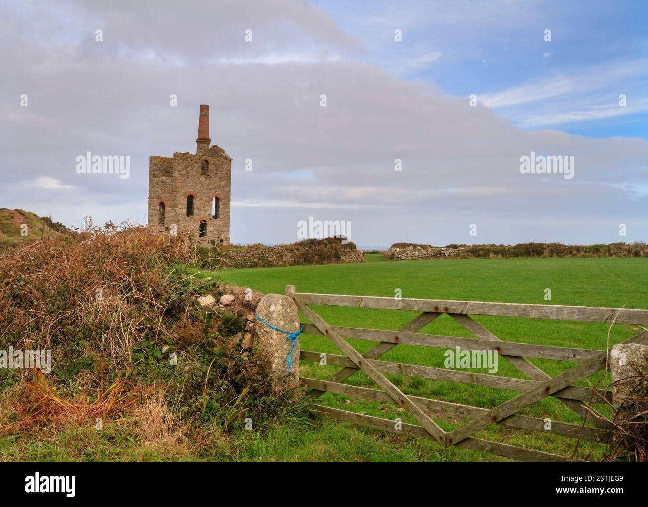 Levant Zinnmine in cornwall Stockfoto