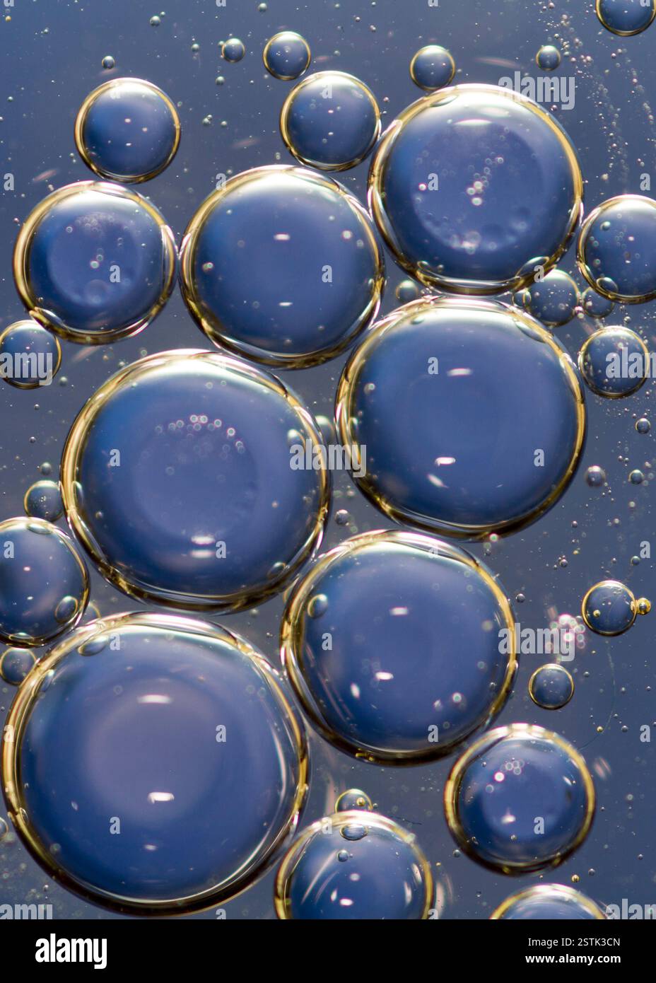 Wasserblasen Stockfoto