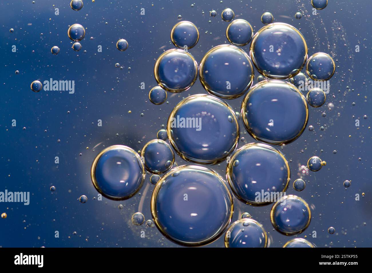 Wasserblasen Stockfoto