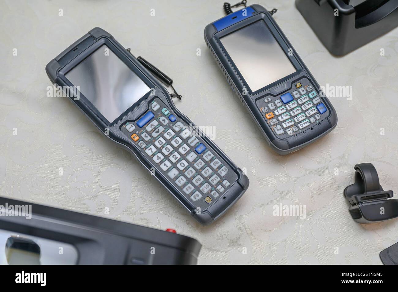 Zwei Tragbare Computer Stockfoto