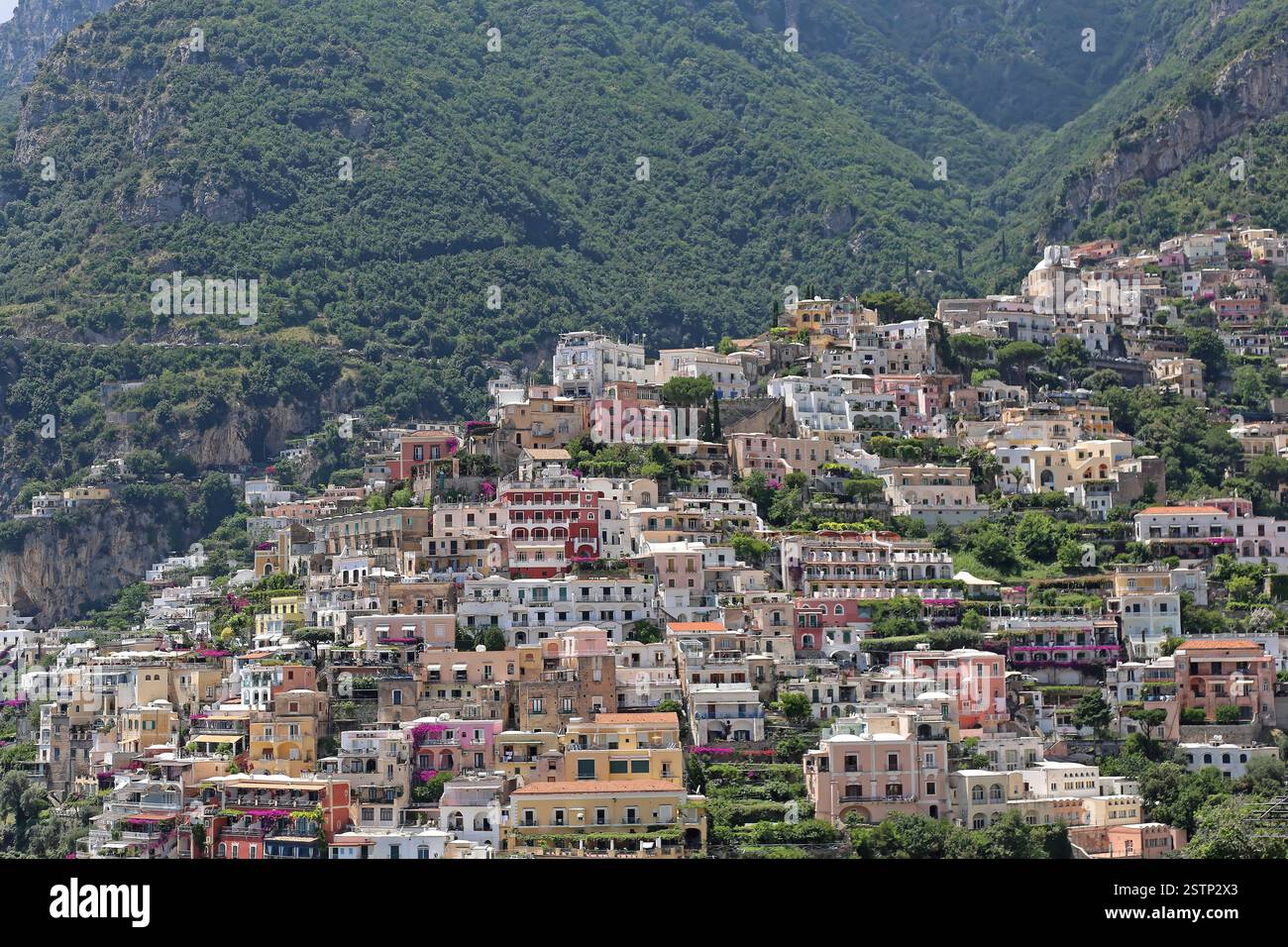 Positano Landschaft Stockfoto