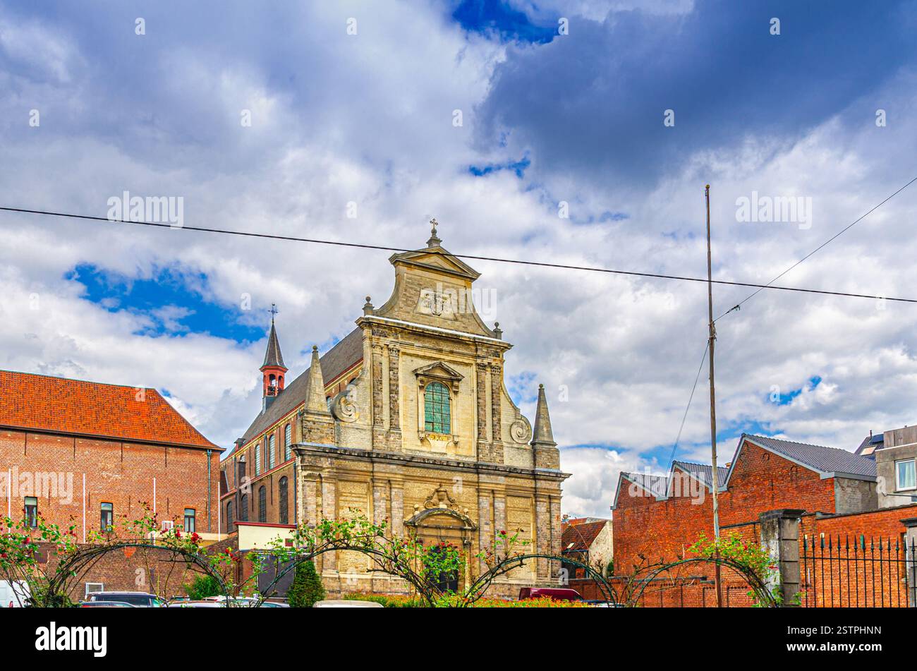 Karmelietenklooster Karmel Karmeliterkloster im historischen Zentrum der Stadt Gent, Altstadt von Gent, Provinz Ostflandern, Flämische Region, B. Stockfoto