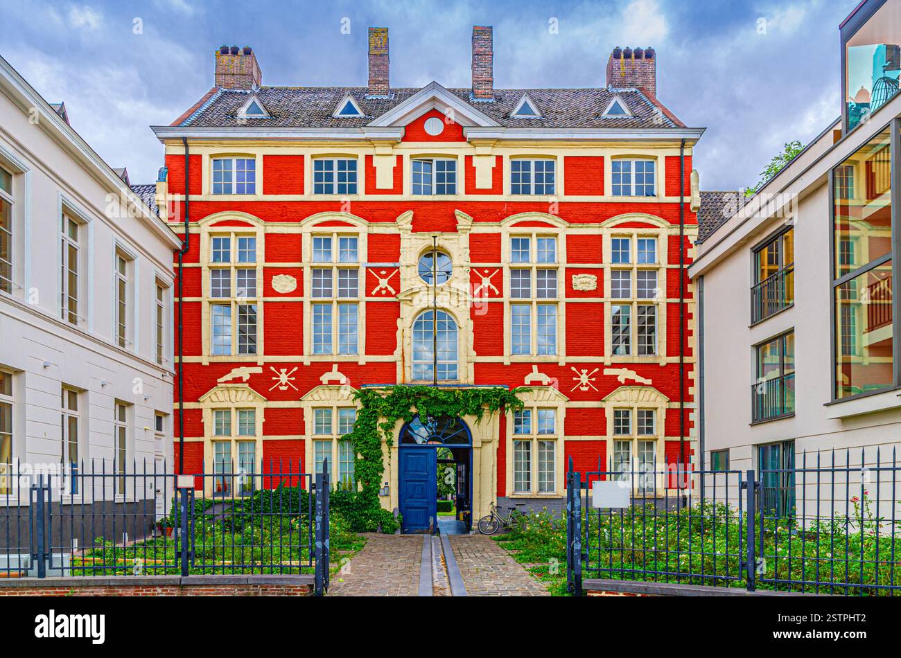 Cultuurkapel Sint-Vincent-Gebäude im historischen Zentrum von Gent, Altstadt von Gent, Provinz Ostflandern, Flämische Region, Belgien Stockfoto
