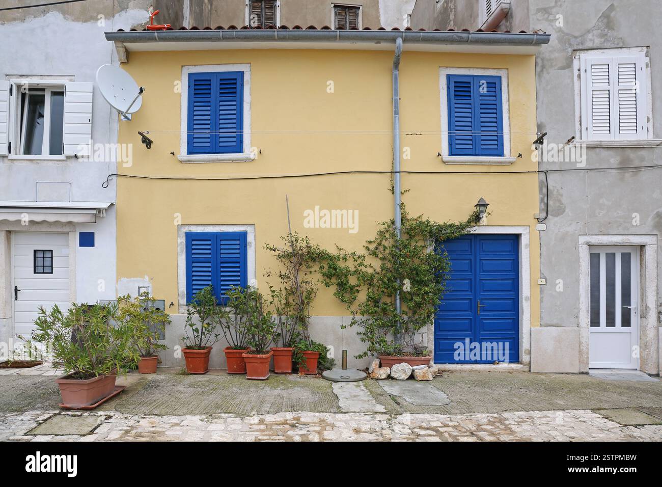 Mediterranes Haus Stockfoto