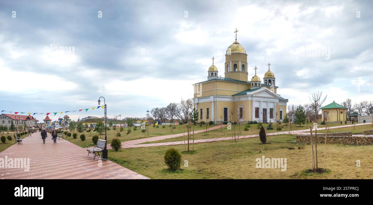 Alexander-Nevsky-Kirche in Bender, Transnistrien Stockfoto