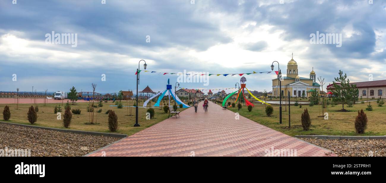 Alexander Nevsky Park in Bender, Transnistrien Stockfoto